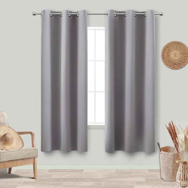 Photo 1 of 2 Panels Set 6FT gray curtains