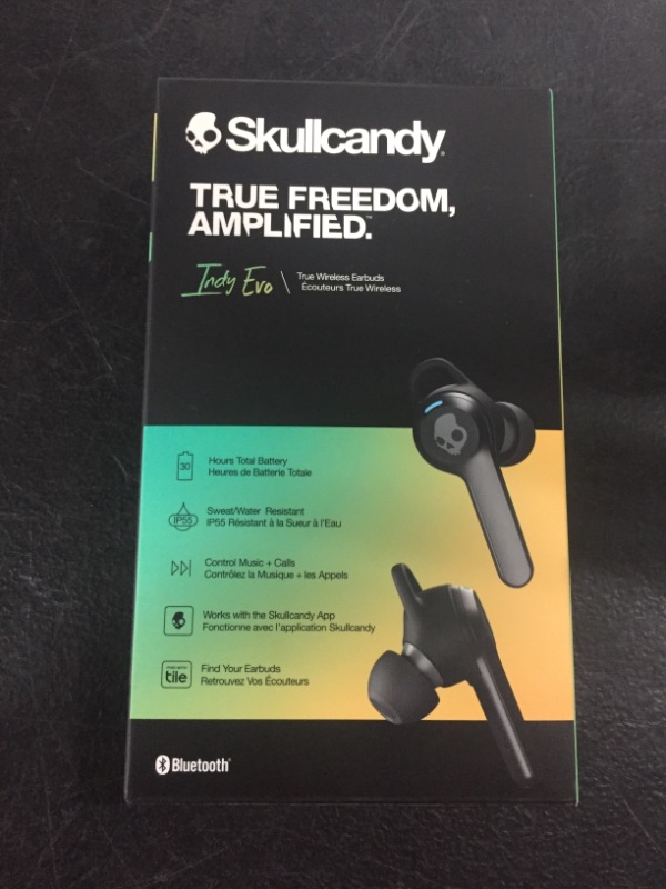 Photo 2 of Skullcandy Indy Evo True Wireless in-ear Headphones with in Black
