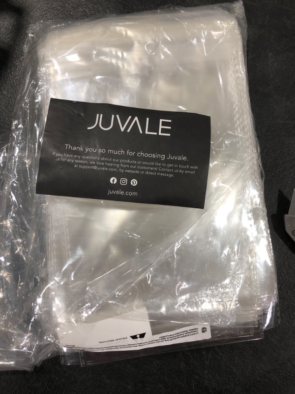 Photo 2 of Juvale 100 Pack Plastic Label Holders for 3x5 Index Cards, Clear Self-Adhesive Pockets for Office Supplies
