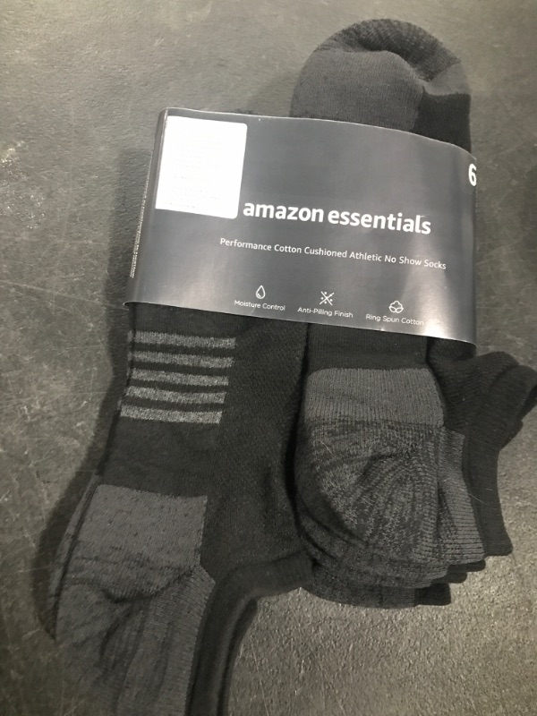 Photo 1 of AMAZON ESSENTIALS 6 PACK OF LOW SOCKS US 6-12