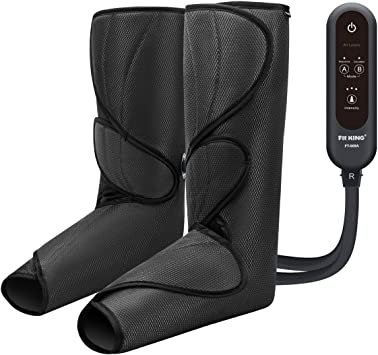 Photo 1 of FIT KING Leg Air Massager for Circulation and Relaxation Foot and Calf Massage with Handheld Controller 3 Intensities 2 Modes (with 2 Extensions)- FSA HSA Eligible