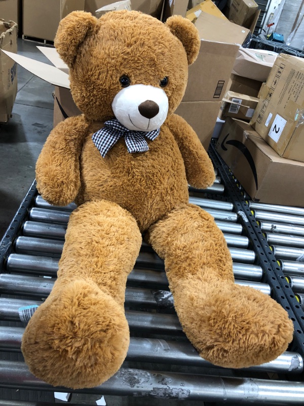 Photo 2 of MaoGoLan Big Brown Jumbo Oversized Teddy Bear 47 inch Giant Stuffed Animal 4 Feet for Boy Baby Shower Dark Brown 47 inches