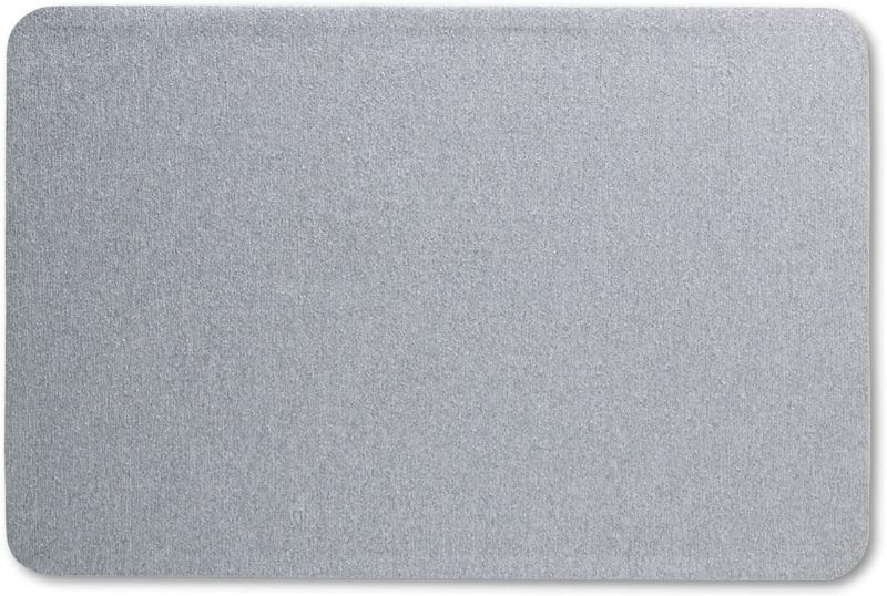 Photo 1 of Oval Office Fabric Bulletin Board, 36 x 24, Gray
