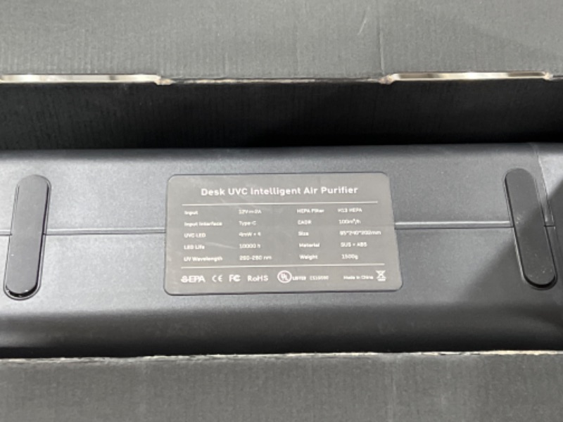 Photo 1 of CALODY Air Purifiers for Bedroom, Air Purifiers for Home Large Room, H13 True HEPA Air Filter for Pets, Allergies, Smoke Odor Eliminator with PM2.5 Air Quality Monitoring 550 sqft