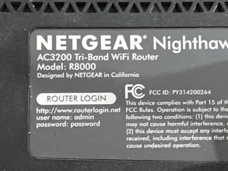 Photo 3 of NETGEAR Nighthawk X6 Smart Wi-Fi Router (R8000) - AC3200 Tri-band Wireless Speed (Up to 3200 Mbps) | Up to 3500 Sq Ft Coverage & 50 Devices | 4 x 1G Ethernet and 2 USB ports | Armor Security