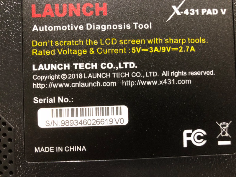 Photo 13 of LAUNCH X431 PAD V ECU Online Programming & Coding Scan Tool,Topology Map,Full System Diagnostic Scanner,Full Bi-Directional Control & 60+ Reset Functions,Heavy Duty Truck,CAN FD,5G WiFi,2 Yrs Update 