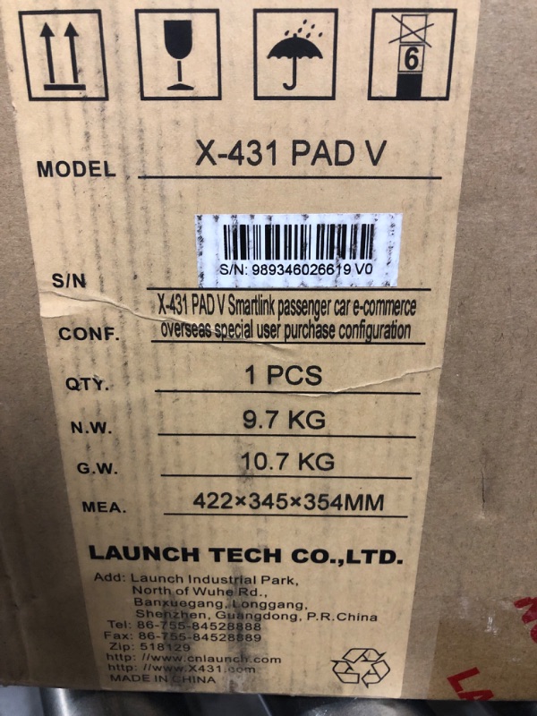 Photo 2 of LAUNCH X431 PAD V ECU Online Programming & Coding Scan Tool,Topology Map,Full System Diagnostic Scanner,Full Bi-Directional Control & 60+ Reset Functions,Heavy Duty Truck,CAN FD,5G WiFi,2 Yrs Update 