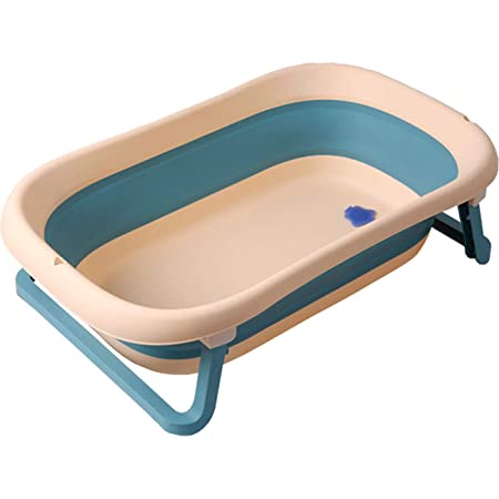 Photo 1 of BBSUN Folding Baby Bathtub from Newborn to Toddler Portable Travel Bathtub Multifunctional Bathtub with Antiskid pad Infant Shower Basin with Drain Hole 