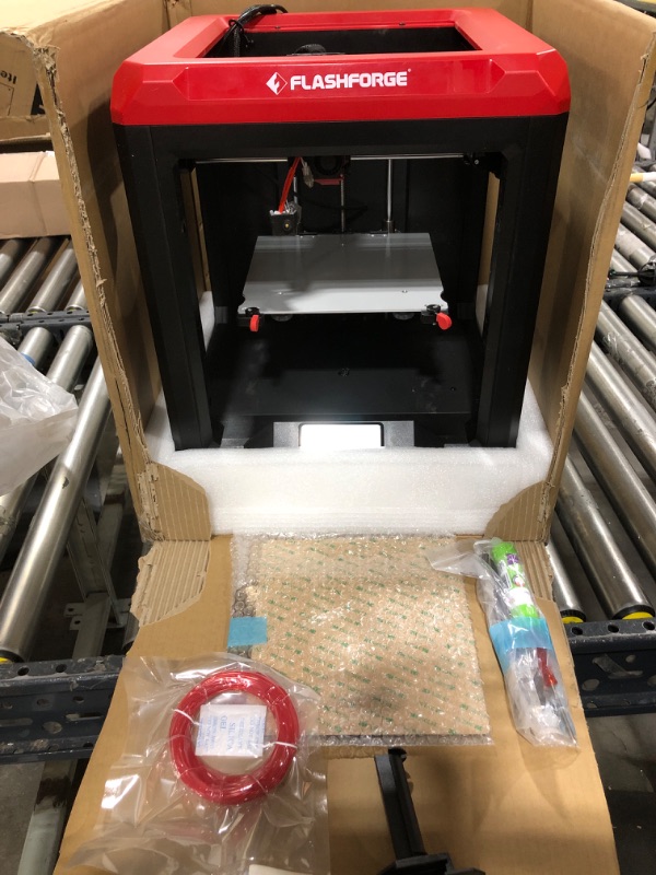 Photo 2 of FLASHFORGE 3D Printer Finder 3 Glass Heating Bed with Removable PEI Surface and Magnetic Platform, Fully Assembled, Large FDM 3D Printers with 7.5" x 7.7" x 7.9" Printing Size
