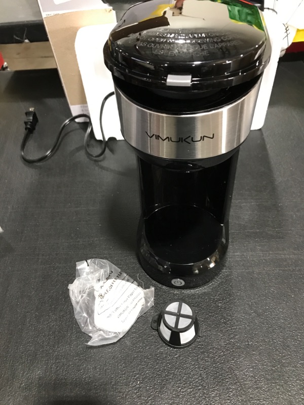 Photo 1 of Vimukun Single Serve Coffee Maker for Coffee Grounds