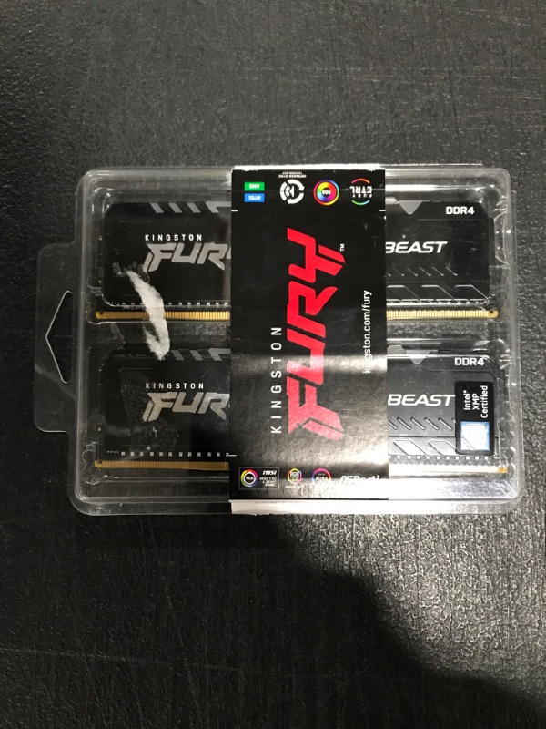 Photo 1 of KINGSTON FURY BEAST DDR4 3200MT/s CL16-18-18 1.35V XMP. 16GB (2x8GB)