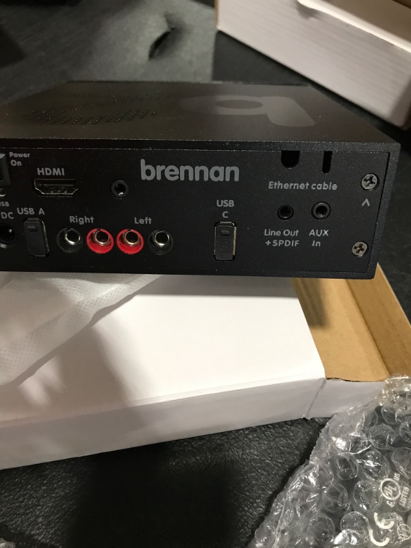 Photo 5 of Brennan B2 2TB Black HiFi - Hard Disk CD Ripper, Storage and Player with Sonos, Bluetooth, Spotify, YouTube, Internet Radio, Stereo Power Amplifier, NAS, Wav, Lossless (FLAC) and MP3.
