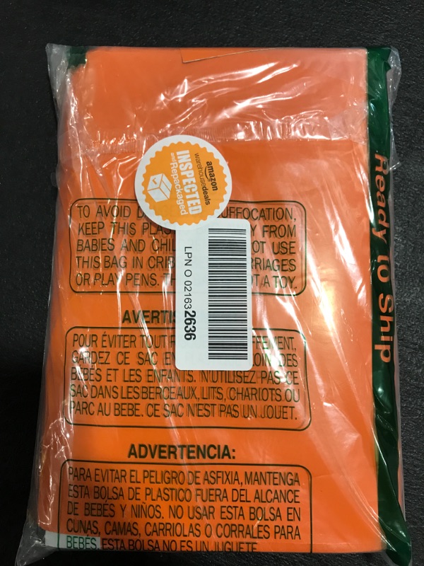 Photo 2 of INSPIRED MAILERS POLY MAILER BAGS. ORANGE. UNKNOWN QUANTITY. 