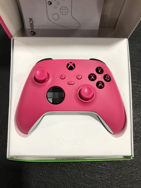 Photo 1 of Microsoft Xbox Wireless Controller Deep Pink for Xbox Series X/S, Xbox One, and Windows Devices Pink
