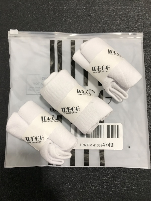 Photo 1 of 3 PACK WOMEN'S NO SHOW SOCKS. WHITE. ONE SIZE. 