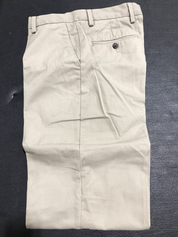 Photo 1 of AMAZON ESSENTIALS MEN'S KHAKI PANTS. SIZE 30" x 32". PRIOR USE. 