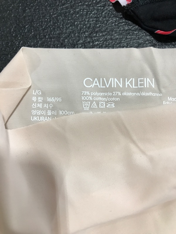 Photo 2 of 3 PACK CALVIN KLEIN WOMEN'S UNDERWEAR. SIZE LARGE. NEW, MISSING PACKAGE. 