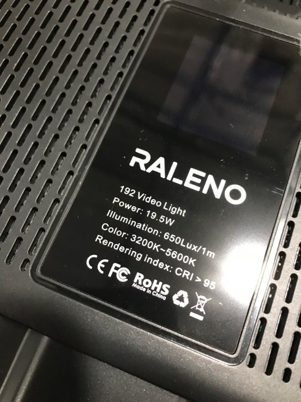 Photo 5 of BOX OF 2 RALENO LED Video Soft Light Panel | Studio Photography, Live Streaming, Video Conferencing | Camera Light Built-in Dual Rechargeable Battery, Adjustable Brightness and Color Temperature, Ultra-Thin
