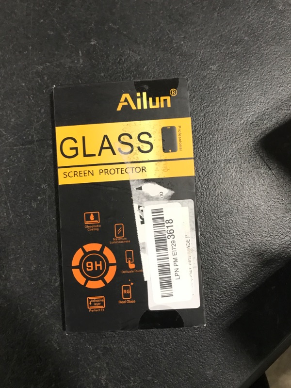 Photo 2 of Ailun Glass Screen Protector Compatible for iPhone 11/XR,6.1 Inch 3 Pack Tempered Glass