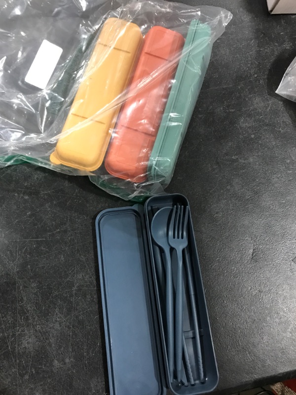 Photo 1 of 4 CASES OF EATING UTENSILS FOR ON THE GO