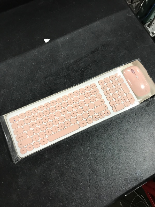 Photo 1 of PINK KEYBOARD AND MOUSE