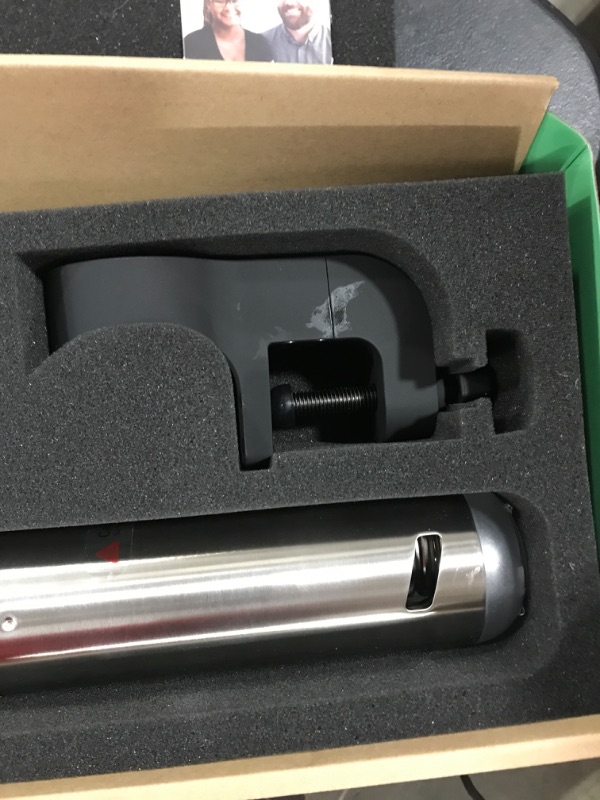 Photo 3 of Greater Goods Kitchen Sous Vide - A Powerful Precision Cooking Machine at 1100 Watts; Ultra Quiet Immersion Circulator With a Brushless Motor (Onyx Black)