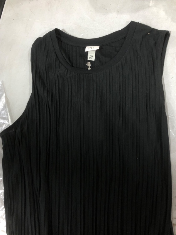 Photo 2 of A NEW DAY BLACK LONG TANK TOP DRESS SIZE XXL 