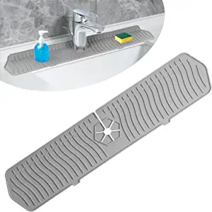 Photo 1 of  Sink Splash Guard Mat Drip Protector Splash Countertop (Grey)