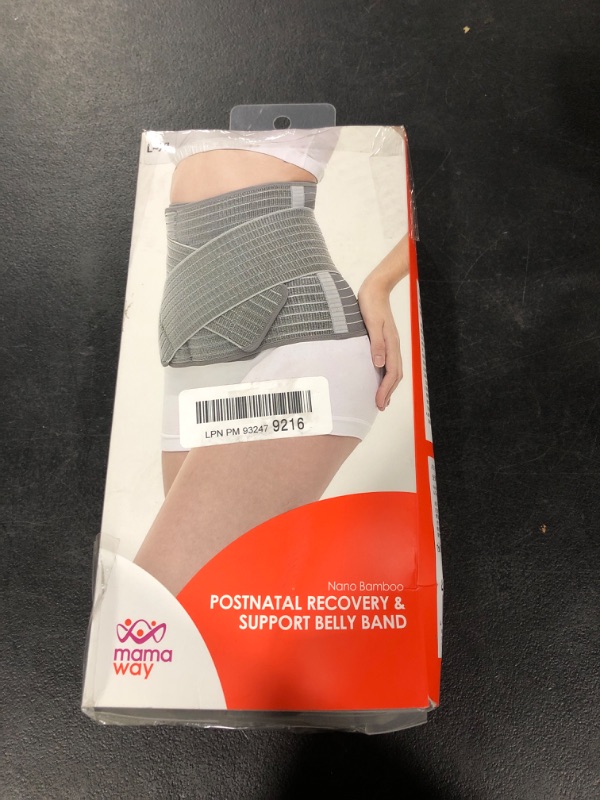 Photo 3 of MAMA WAY POSTNATAL RECOVERY & SUPPORT BELLY BAND GREY  SIZE L/XL 