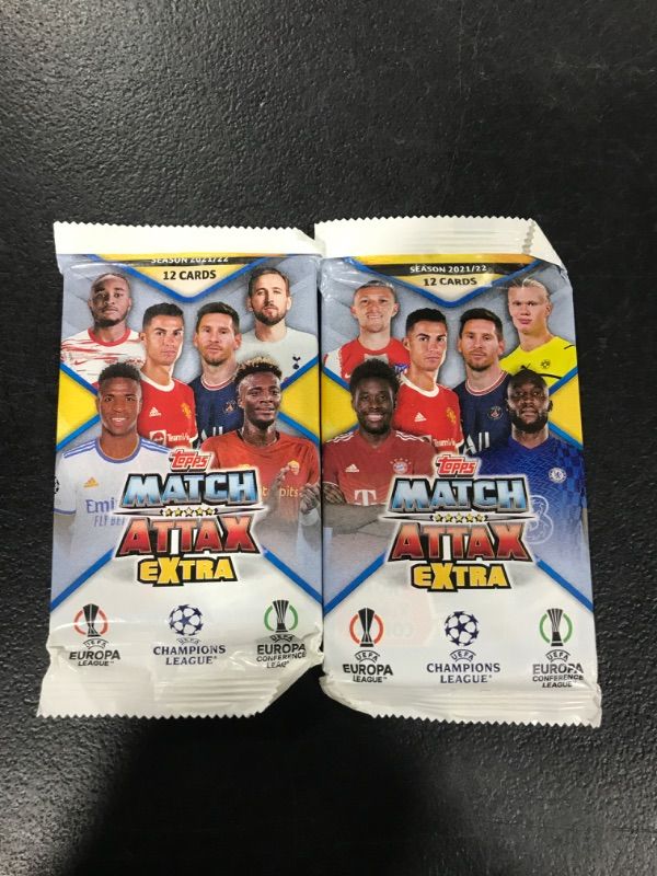 Photo 1 of 2PACK OF 12 CARD Topps Uefa Match Attax Extra Soccer 