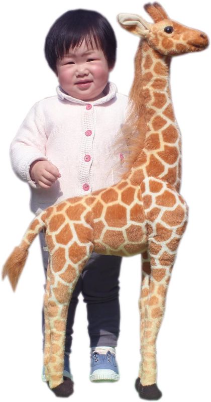 Photo 1 of Amagogo Cute Large Plush Giraffe Toy Stuffed Giraffe Plush Cuddly Toy Soft Nursery Decorations Great for, 60cm