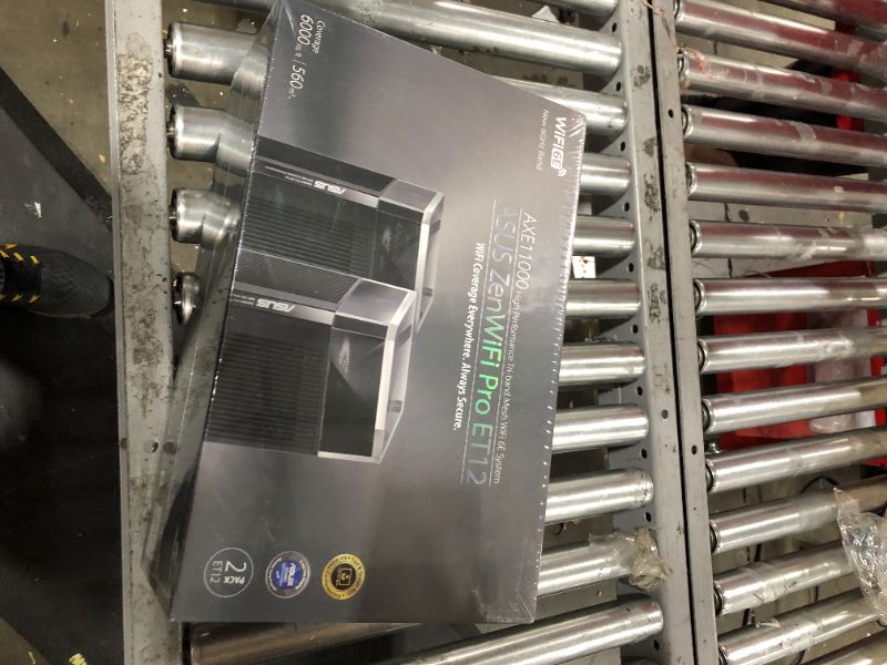 Photo 3 of ASUS ZenWiFi Pro AXE11000 Tri-Band WiFi 6E Mesh System (ET12 2PK) - Whole Home Coverage up to 6000 Sq.Ft & 6+ Rooms, Dual 2.5G Ports, 6GHz Band, AiMesh, Included Lifetime Internet Security, Easy Setup WiFi 6E | 11000Mbps | 2PKs WiFi System