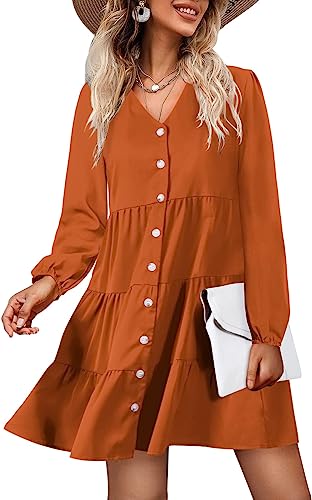 Photo 1 of Amoretu Women Summer Swing Dress Casual Flowy Tunic Beach Dresses SIZE S