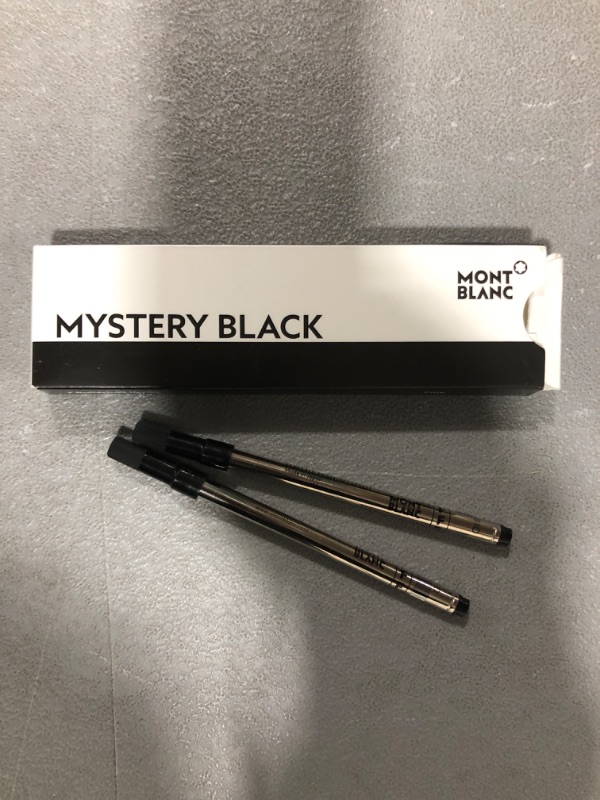 Photo 2 of 2 Ballpoint Pen Refill Medium, Mystery Black
