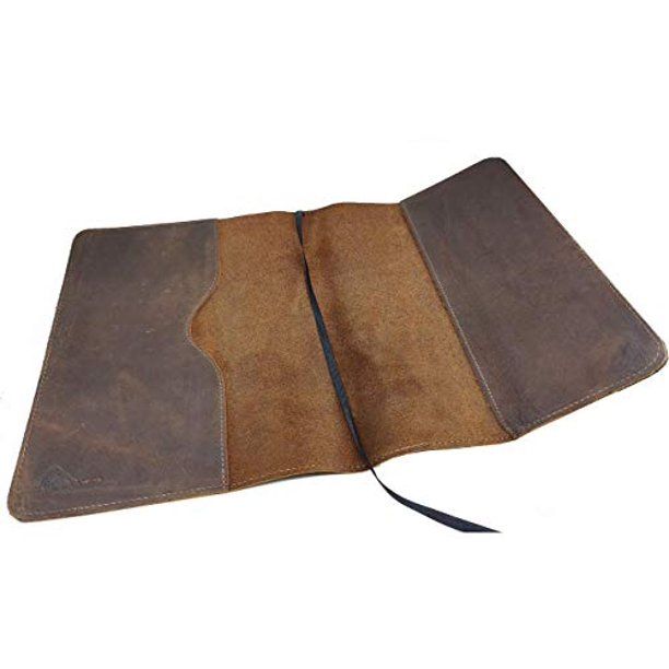 Photo 1 of Rustic Leather Journal Cover for Moleskine Hard Cover Sketchbook L Size (6.5 x 8.5 in)