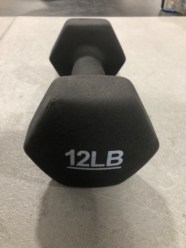 Photo 2 of 12lb Neoprene Weight- Black