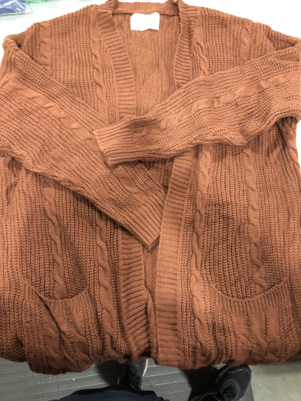 Photo 1 of [Size XL/2XL] Brown Cardigan