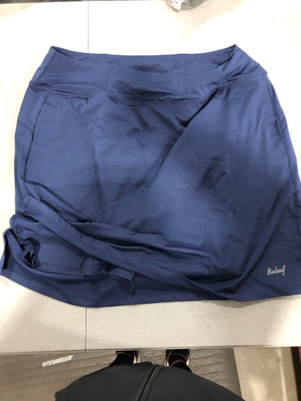 Photo 2 of [Size 3XL] BALEAF Women's Tennis Skirt Golf Skorts Skirts Athletic Skirts with Shorts Pockets Running Workout Sports
