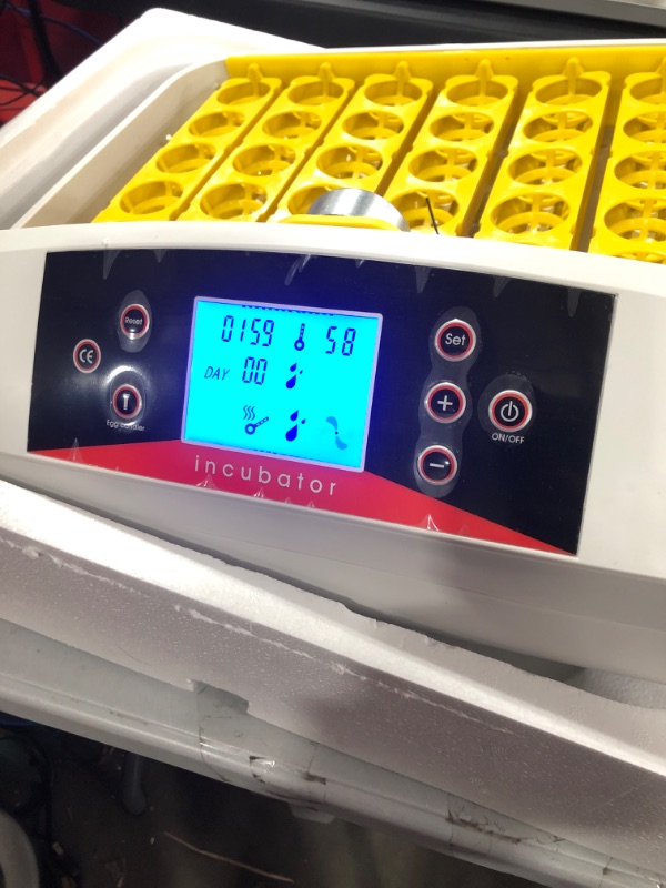 Photo 3 of 42 Eggs Incubators for Hatching Eggs with LED Light, Fully Automatic Turning, Humidity and Fahrenheit Temperature Control, Incubator for Chickens, Ducks, Quails Eggs