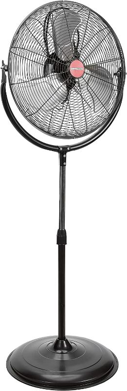 Photo 1 of OEMTOOLS OEM24872 20 Inch Pedestal Orbital Fan, Pedestal Fan Industrial, Indoor and Outdoor Standing Fans, Max. 4500 CFM, Adjustable 180 Degree Tilt