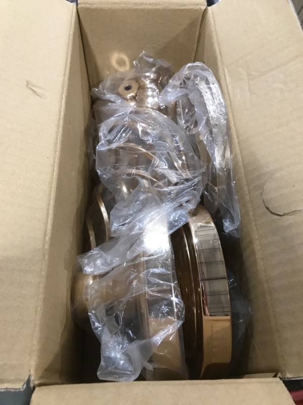 Photo 1 of 2 Pcs Metal Centerpieces for Table Chandelier Stands, Gold Birthday Decorations and Wedding Decorations for Reception, Flower Centerpieces for Tables,Christmas, Thanksgiving,Home Dinner 