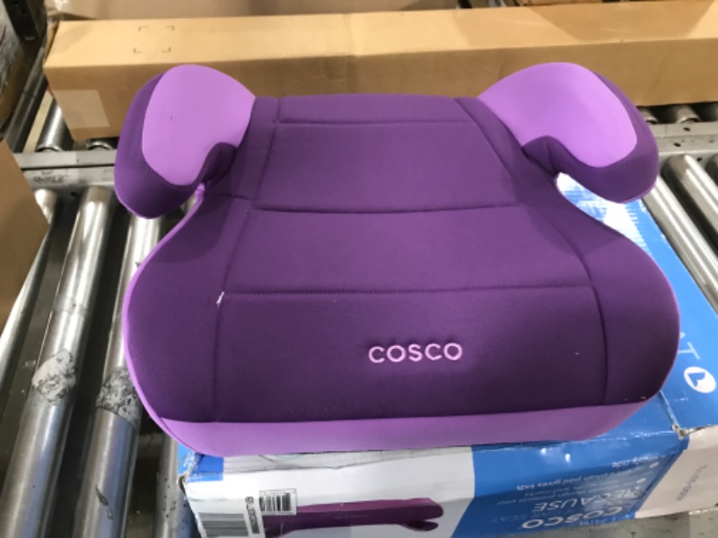 Photo 2 of Cosco Topside Child Safe Belt Positioned Backless Booster Car Seat, Purple Grape