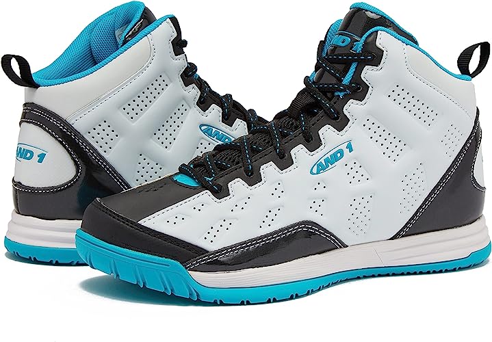 Photo 1 of AND1 Showout Boys Basketball Shoes, Mid Top Cool Court Sneakers for Kids, Little Kid 1 to Big Kid 7
