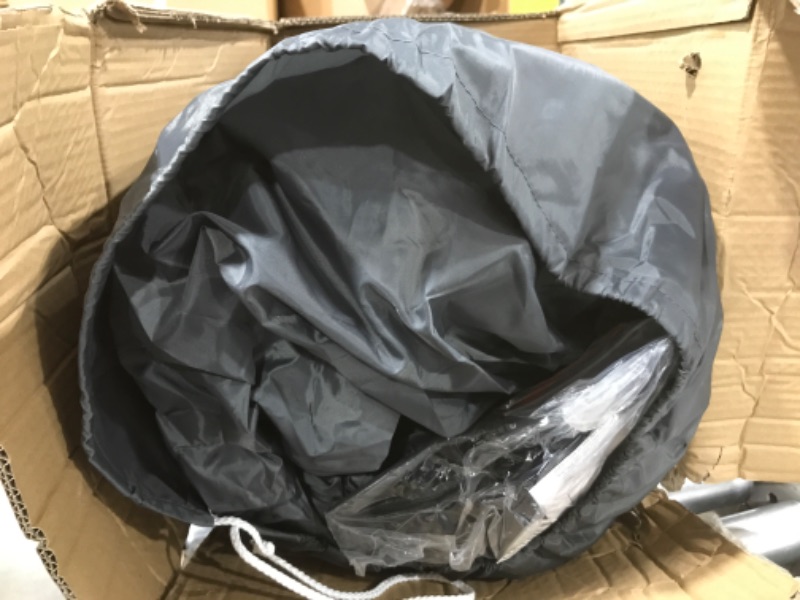 Photo 1 of OOFIT Upgraded Waterproof 300D Top Travel Trailer RV Cover, Durable Breathable Rip-Stop Camper Cover, Fits for 27' - 30' RVs with 2 Windproof Straps & Adhesive Repair Patch