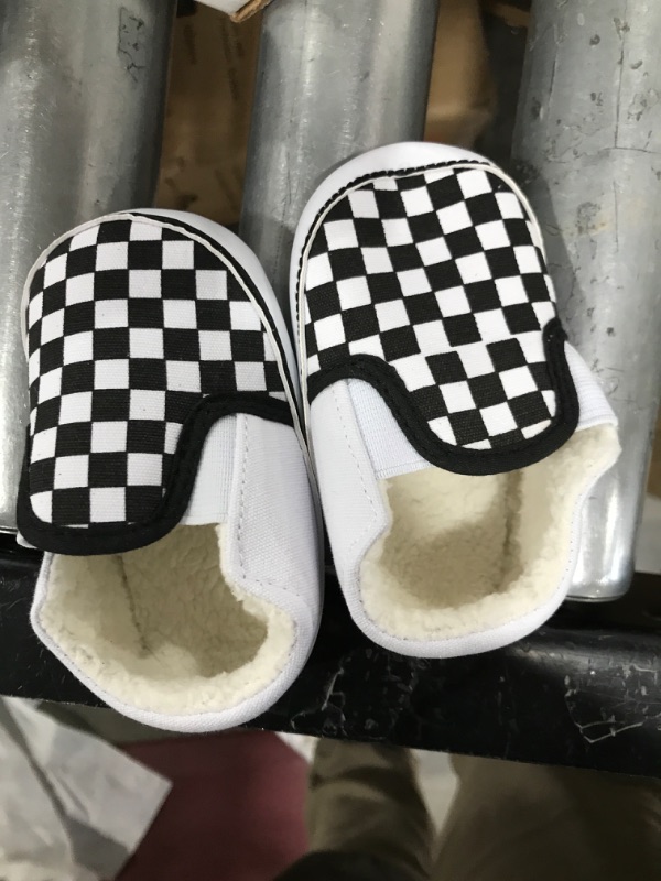 Photo 1 of baby 5.5 checker style slip on 