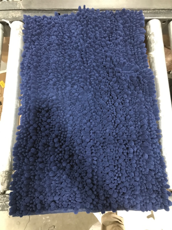 Photo 1 of 22x14 blue plush floor mat