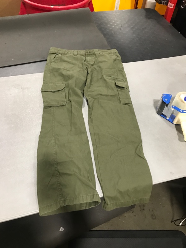 Photo 1 of army green cargos size 8