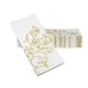 Photo 1 of 19?X17? SIMULINEN SIGNATURE GOLD FLORAL DINNER NAPKIN
