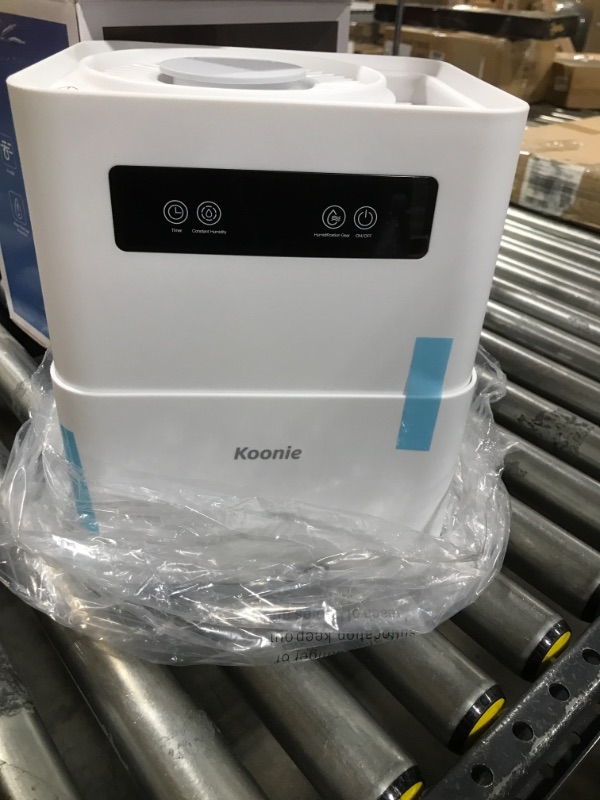 Photo 2 of 5L Evaporative Humidifiers for Bedroom, No Mist Humidifiers for Baby, Washable Filter, Consistent Humidity with 2 Speeds, Quiet Top Fill Humidifiers for Large Room with Auto Shutoff and Digital Display