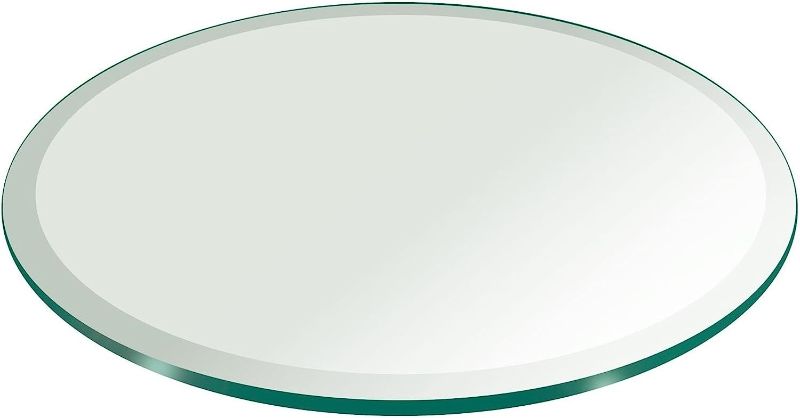 Photo 1 of 30" Inch Round Glass Table Top 
